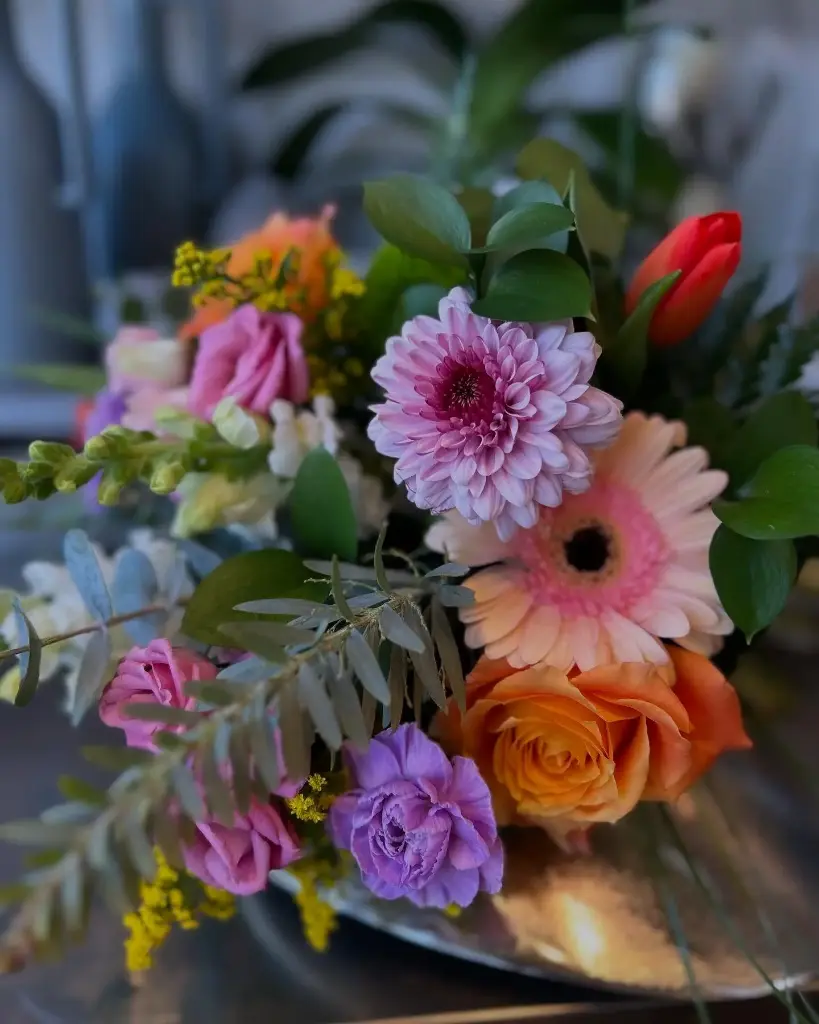 Bouquet arc-en-ciel