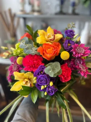 Bouquet explosion de couleurs